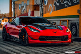 2013-2019 Corvette C7 Z51 Z06 Grandsport Carbon Fiber Front Lip Winglets