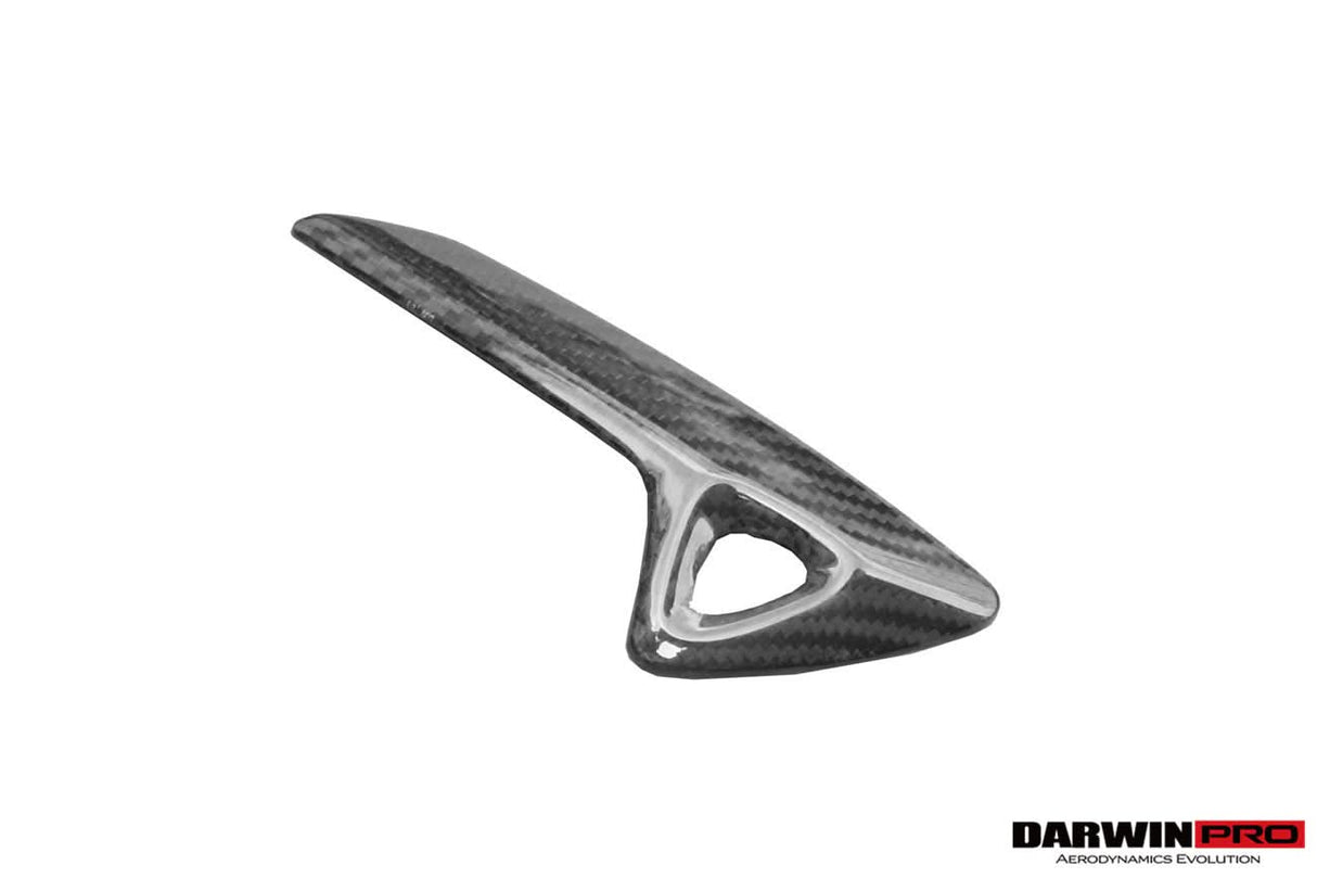2013-2019 Corvette C7 Z06 Grandsport Dry Carbon Fiber Interior Door Handle Molding Cover Trims