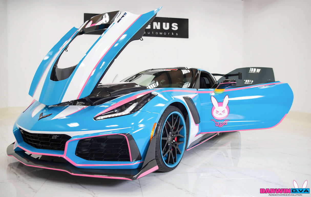 2013-2019 Corvette C7 Z51 Convert ZR1 Style Front Body Kit