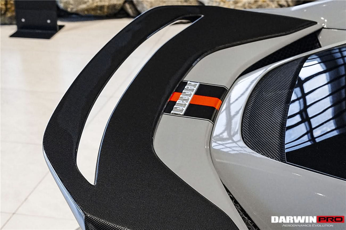 DarwinPRO 2022-2026 Ferrari 296 GTB Type F171 iMP Style Carbon Fiber Trunk Spoiler