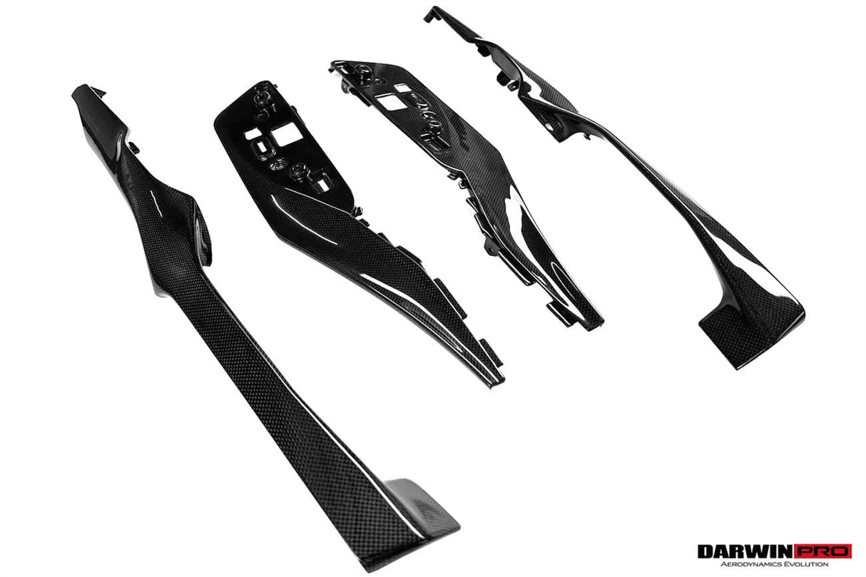 2022-2026 Ferrari 296 GTB GTS (Type F171) OE Style Dry Carbon Fiber Center Control Surround Panel Front End