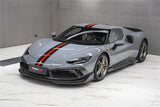 DarwinPRO 2022-2026 Ferrari 296 GTB & GTS Type F171 iMP Style Carbon Fiber Quarter Panel side Scoops
