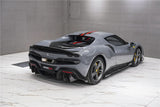 DarwinPRO 2022-2026 Ferrari 296 GTB & GTS Type F171 iMP Style Carbon Fiber Rear Diffuser With Undertray