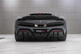 DarwinPRO 2022-2026 Ferrari 296 GTB & GTS Type F171 iMP Style Carbon Fiber Rear Diffuser With Undertray