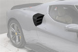DarwinPRO 2022-2026 Ferrari 296 GTB & GTS Type F171 iMP Style Carbon Fiber Quarter Panel side Scoops