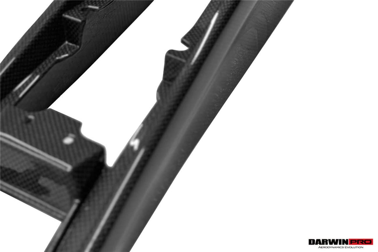 2022-2026 Ferrari 296 GTB & GTS (Type F171) OE Style Dry Carbon Fiber Center Control Surround Panel Rear End