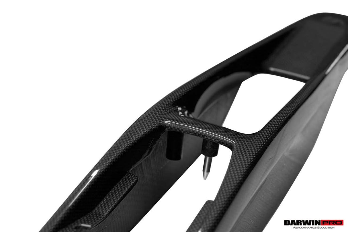 2022-2026 Ferrari 296 GTB & GTS (Type F171) OE Style Dry Carbon Fiber Center Control Surround Panel Rear End