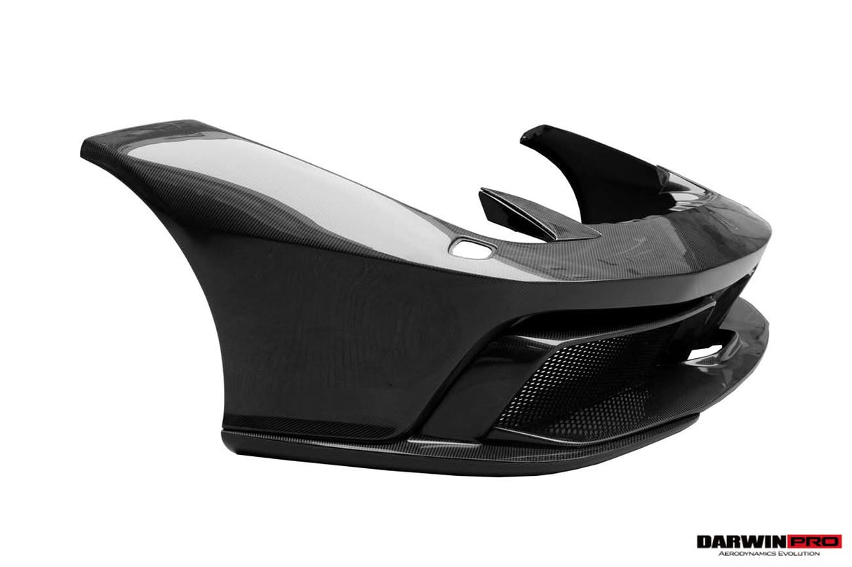 2010-2015 Ferrari 458 Italia and Spider Carbon Fiber Hood and Partial Carbon Fiber Front bumper DarwinPRO (BKSS Design)