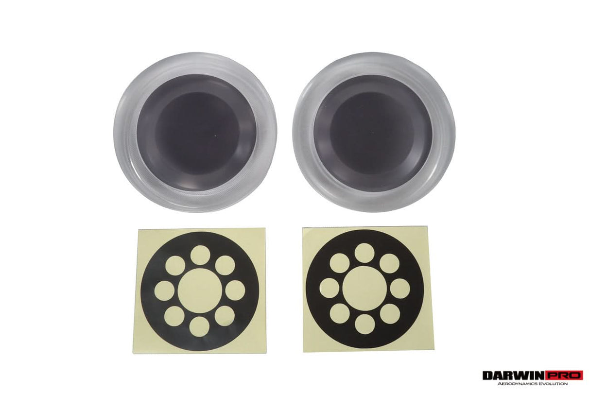 2010-2015 Ferrari 458 Italia and Spider Tail Light Cover DarwinPRO (BKSS)