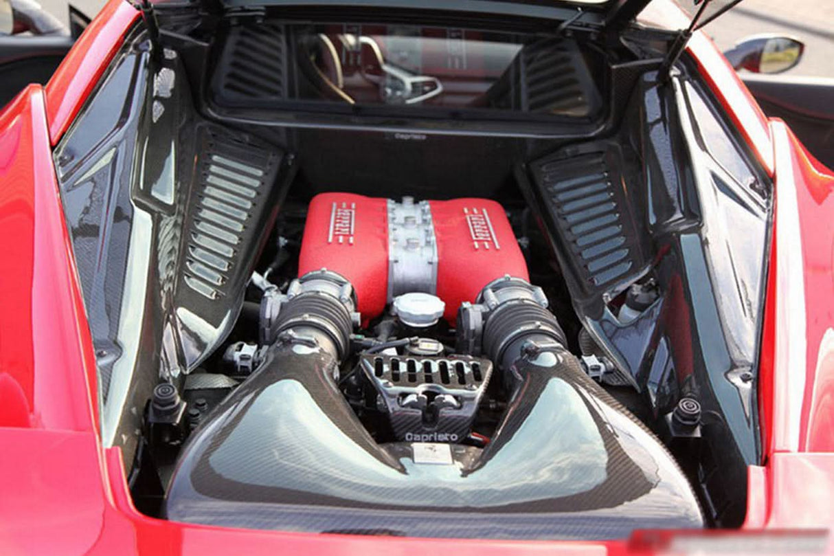 2010-2015 Ferrari 458 Italia and spider Dry Carbon Fiber Airbox DarwinPRO (OE)