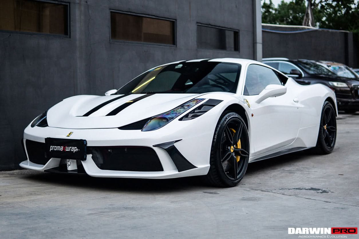 2010-2015 Ferrari 458 Italia and Spider Carbon Fiber Hood DarwinPRO ( Speciale Design)