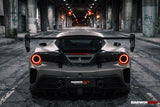 2015-2020 Ferrari 488 GTB Partial Carbon Fiber Full Body Kit - DarwinPRO Challenge Evo Modena Design