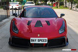 2015-2020 Ferrari 488 GTB | Spider Carbon Fiber Hood - DarwinPRO Challenge Evo Modena Design