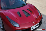2015-2020 Ferrari 488 GTB | Spider Carbon Fiber Hood - DarwinPRO Challenge Evo Modena Design