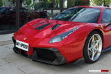 2015-2020 Ferrari 488 GTB | Spider Carbon Fiber Hood - DarwinPRO Challenge Evo Modena Design