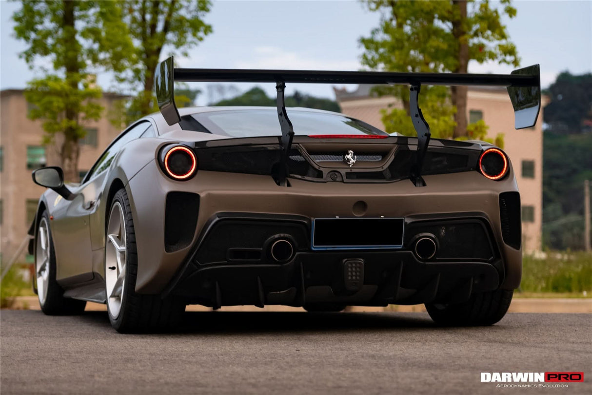 2015-2020 Ferrari 488 GTB | Spider Carbon Fiber Wing - DarwinPRO Challenge Evo Modena Design