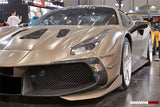 2015-2020 Ferrari 488 GTB | Spider Carbon Fiber Hood - DarwinPRO Challenge Evo Modena Design