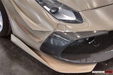 2015-2020 Ferrari 488 GTB | Spider Partial Carbon Fiber Front Bumper - DarwinPRO Challenge Evo Modena Design
