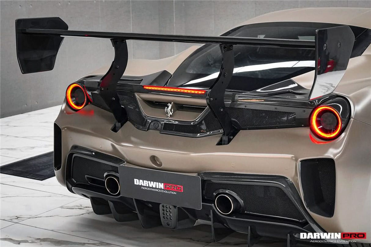 2015-2020 Ferrari 488 GTB | Spider Carbon Fiber Wing - DarwinPRO Challenge Evo Modena Design