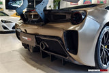 2015-2020 Ferrari 488 GTB Partial Rear Bumper With Deck Lid Wing and Diffuser and Wing - DarwinPRO Challenge Evo Modena Design