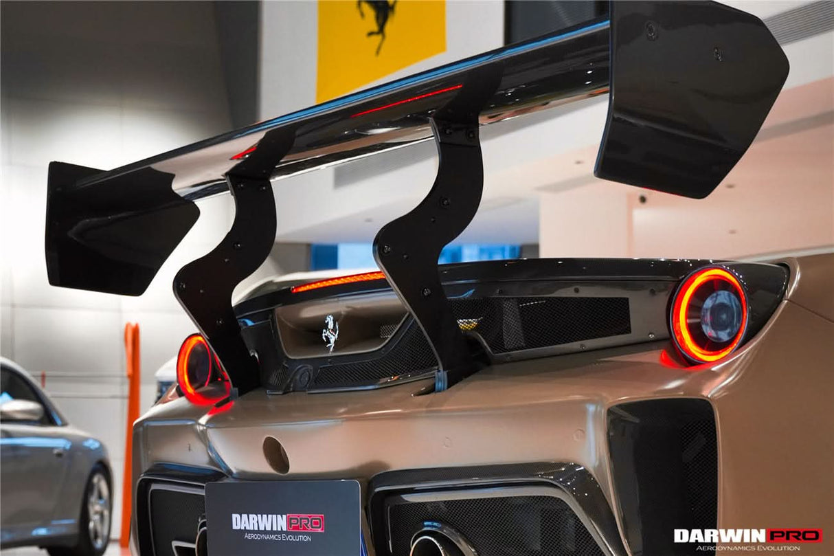 2015-2020 Ferrari 488 GTB | Spider Carbon Fiber Wing - DarwinPRO Challenge Evo Modena Design