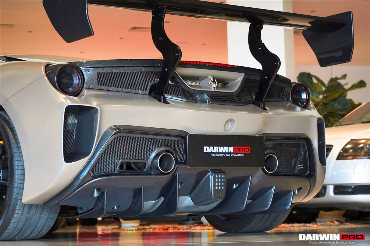 2015-2020 Ferrari 488 GTB Partial Carbon Fiber Full Body Kit - DarwinPRO Challenge Evo Modena Design