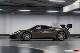 2015-2020 Ferrari 488 GTB | Spider Partial Carbon Fiber Side Skirts - DarwinPRO Challenge Evo Modena Design