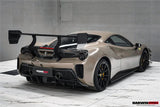 2015-2020 Ferrari 488 GTB | Spider Partial Carbon Fiber Side Skirts - DarwinPRO Challenge Evo Modena Design