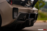2015-2020 Ferrari 488 GTB Partial Rear Bumper With Deck Lid Wing and Diffuser and Wing - DarwinPRO Challenge Evo Modena Design