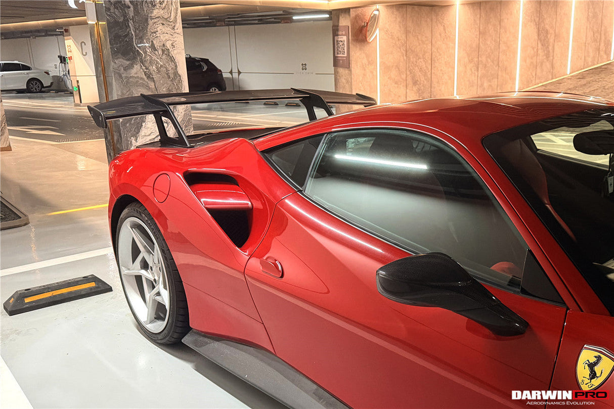 2015-2020 Ferrari 488 GTB Carbon Fiber Wing DarwinPRO (SF90XX Style)