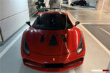 2015-2020 Ferrari 488 GTB Partial Carbon Fiber Wing With Base DarwinPRO (SF90XX Style)