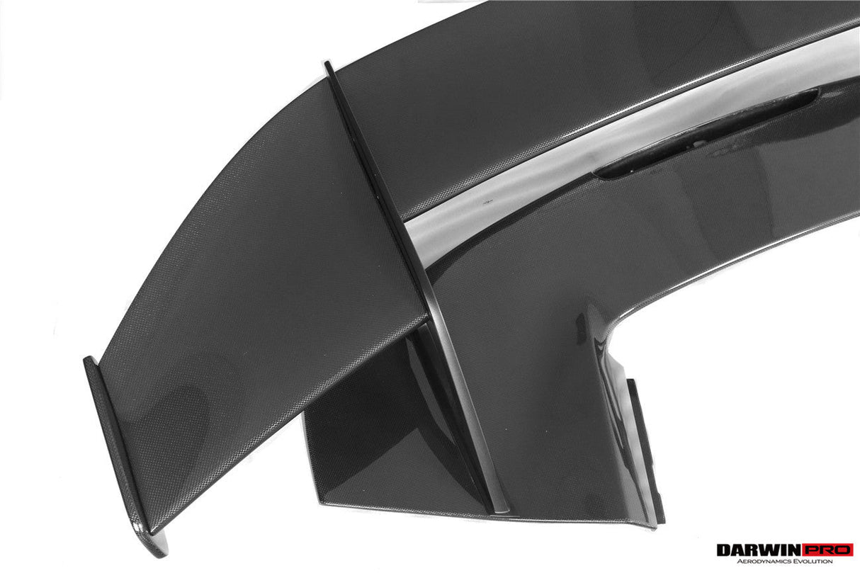 2015-2020 Ferrari 488 GTB Partial Carbon Fiber Wing With Base DarwinPRO (SF90XX Style)