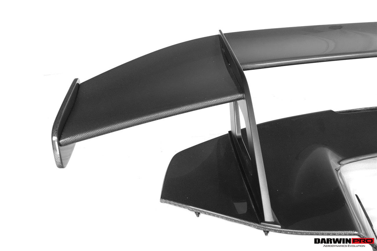 2015-2020 Ferrari 488 GTB Partial Carbon Fiber Wing With Base DarwinPRO (SF90XX Style)