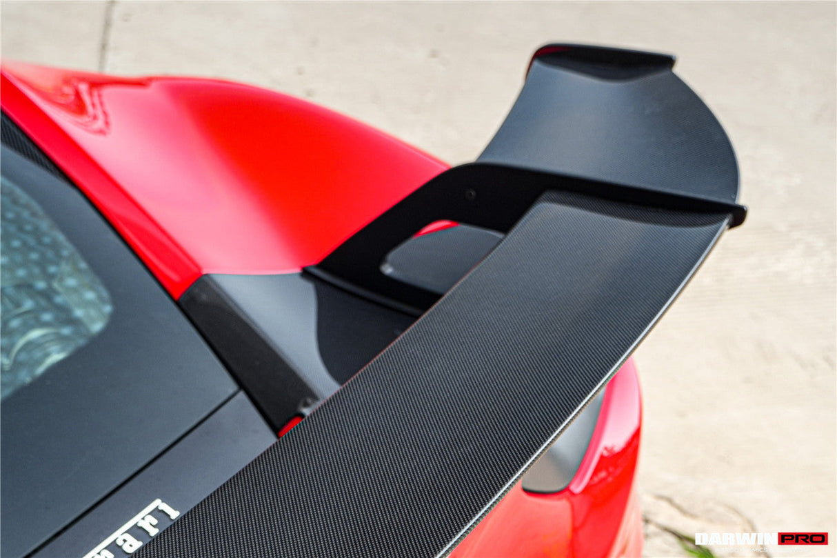 2015-2020 Ferrari 488 GTB Carbon Fiber Wing DarwinPRO (SF90XX Style)