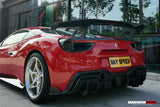 2015-2020 Ferrari 488 GTB & Spider Carbon Fiber Rear Diffuser DarwinPRO (iMP Design)