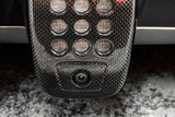 DarwinPRO 2015-2020 Ferrari 488 GTB & Spider Dry Carbon Fiber Rear Black Light Cover with Camera Hole