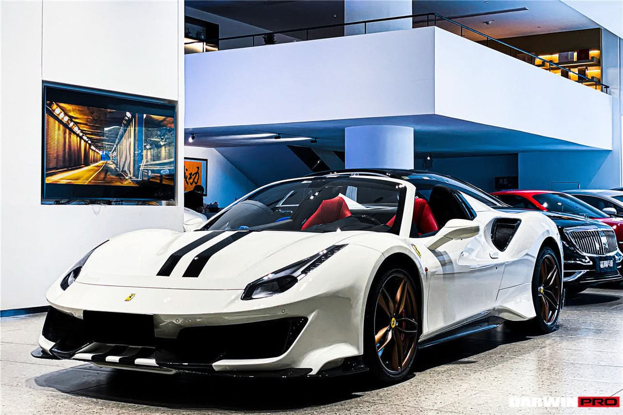 2015-2020 Ferrari 488 GTB | Spider Partial Carbon Fiber Full Body Kit - DarwinPRO Pista Design