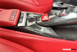 2015-2020 Ferrari 488 Dry Carbon Fiber Bridge Support & Windows Switches Panel | Fits GTB, Spider