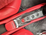 2015-2020 Ferrari 488 Dry Carbon Fiber Bridge Support & Windows Switches Panel | Fits GTB, Spider