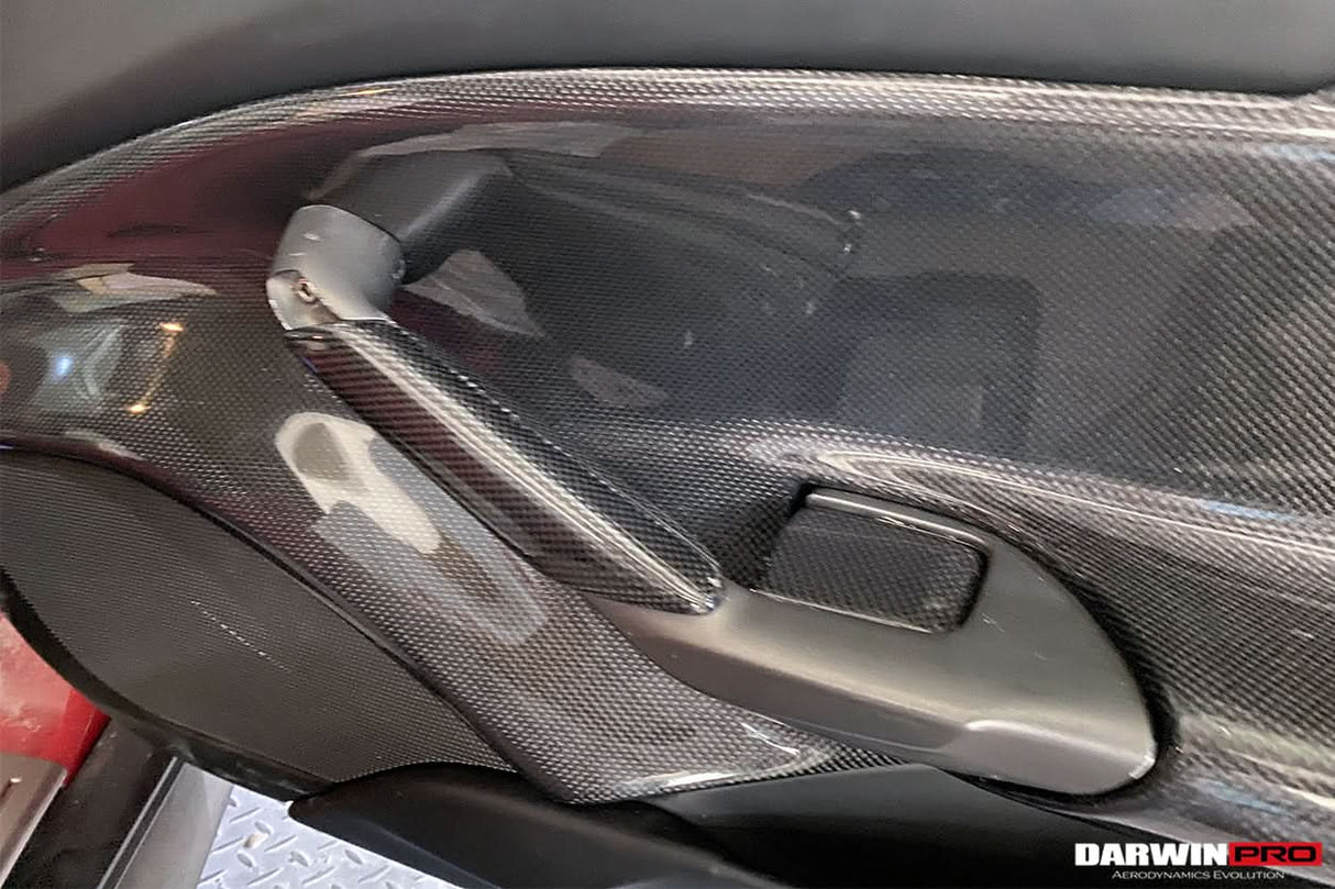 2015-2020 Ferrari 488 GTB & Spider Carbon Fiber Door Handle Interior
