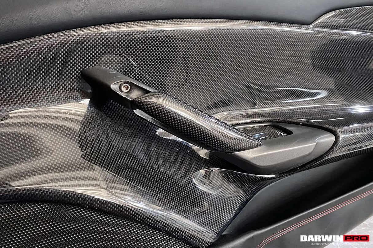 2015-2020 Ferrari 488 GTB & Spider Carbon Fiber Door Handle Interior