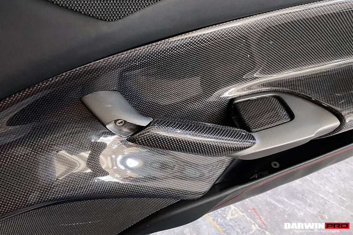 2015-2020 Ferrari 488 GTB & Spider Carbon Fiber Door Handle Interior
