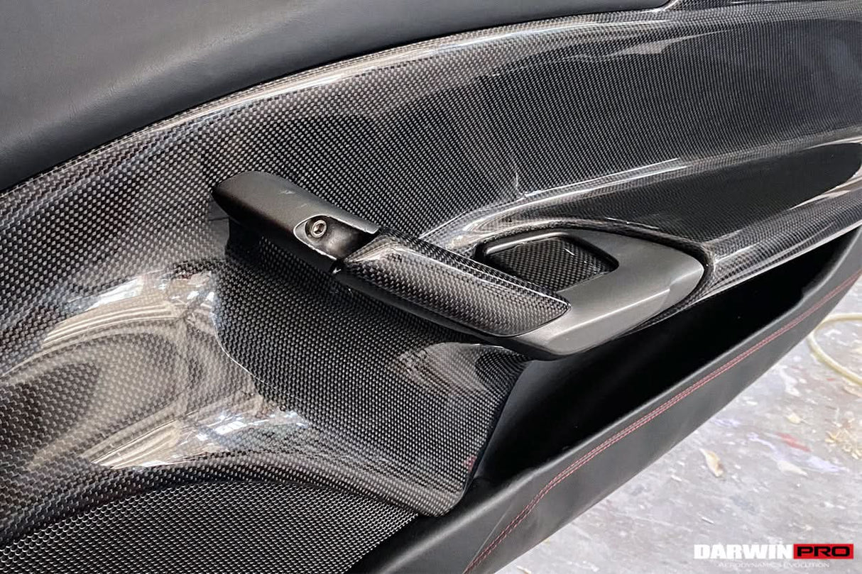 2015-2020 Ferrari 488 GTB & Spider Carbon Fiber Door Handle Interior