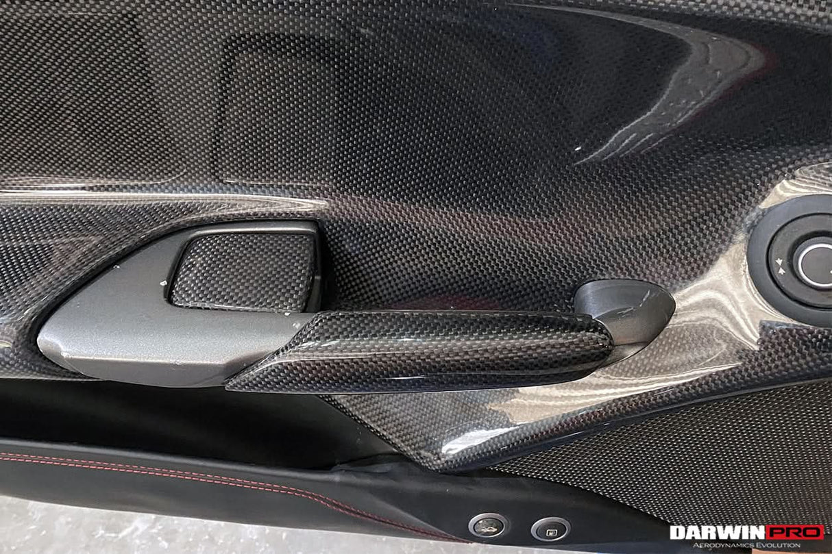 2015-2020 Ferrari 488 GTB & Spider Carbon Fiber Door Handle Interior