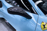 2015-2020 Ferrari Carbon Fiber Mirror House with Base Replacement DarwinPRO (OE) | Fits F8, 488, Pista