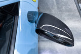 2015-2020 Ferrari Carbon Fiber Mirror House with Base Replacement DarwinPRO (OE) | Fits F8, 488, Pista