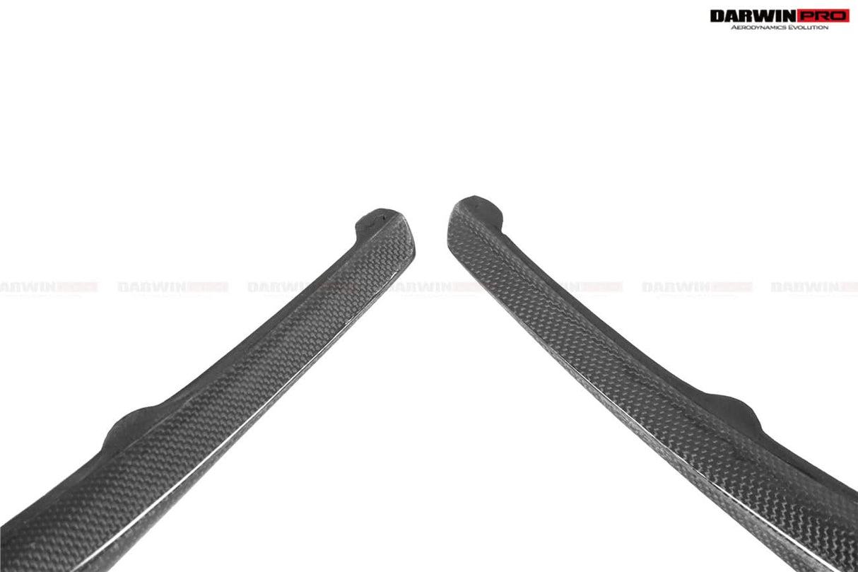 2018-2020 Ferrari 488 Pista Carbon Fiber Front Bumper Vent Canards