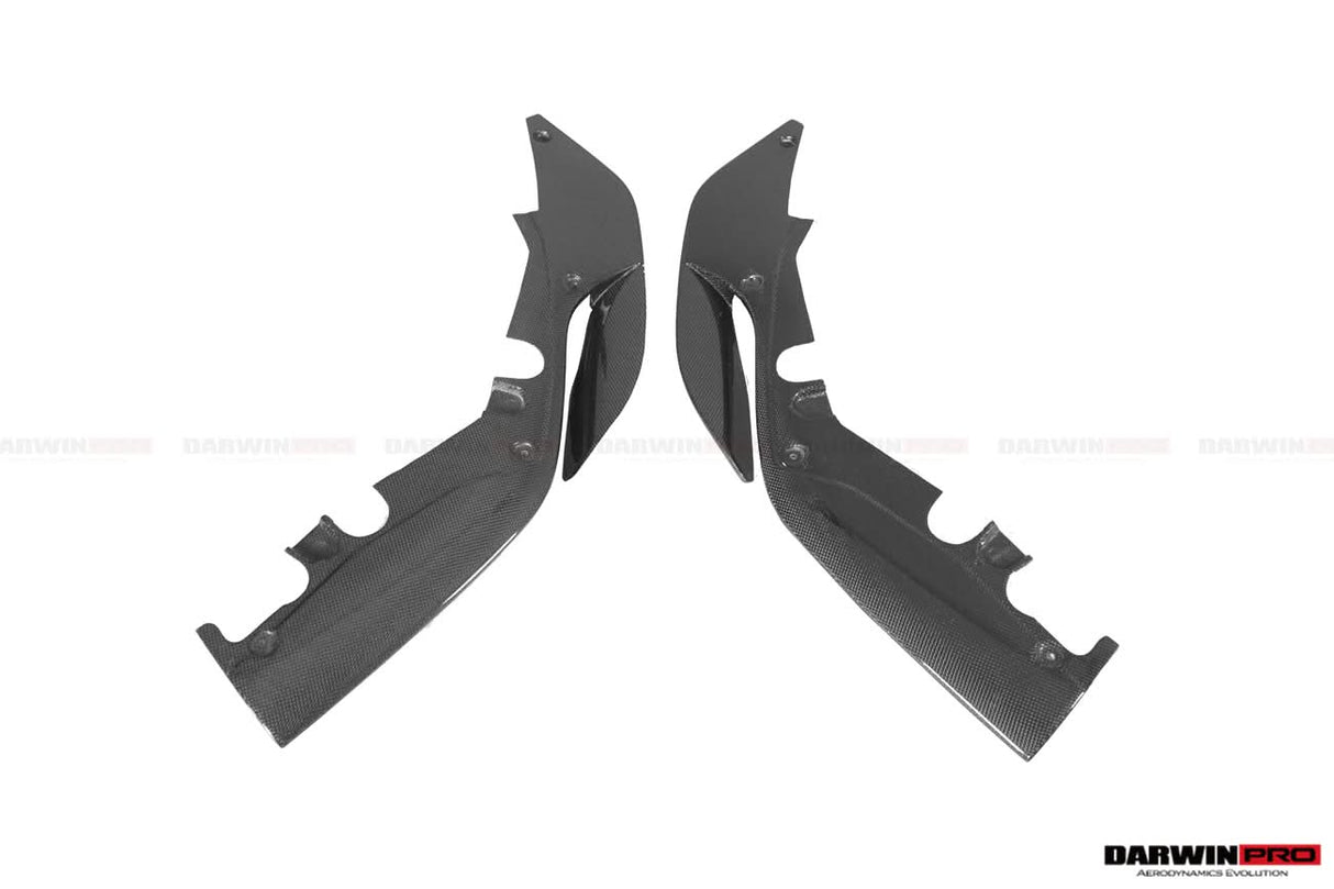 2018-2020 Ferrari 488 Pista Carbon Fiber Front Bumper Side Splitter Lip