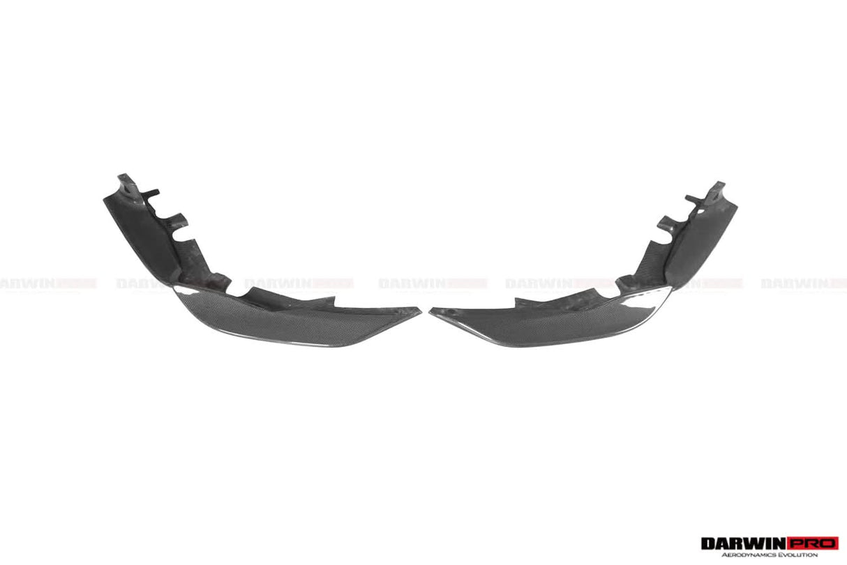 2018-2020 Ferrari 488 Pista Carbon Fiber Front Bumper Side Splitter Lip