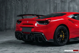 DarwinPRO 2015-2020 Ferrari 488 GTB & Spider iMP-Performance Carbon Fiber Rear Diffuser